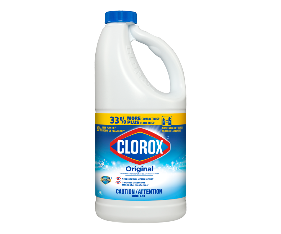 Original Concentrated Bleach, 1.27 L Clorox Bleach Jean Coutu
