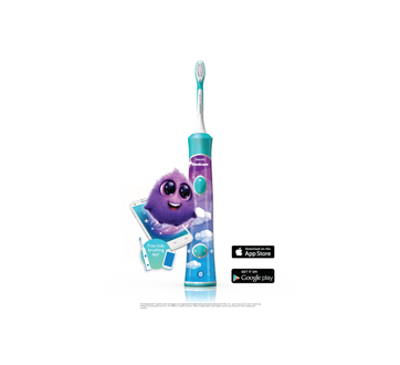 Image 2 of product Philips - Sonicare for Kids Bluetooth Connected Electric Toothbrush, 1 unit, Blue