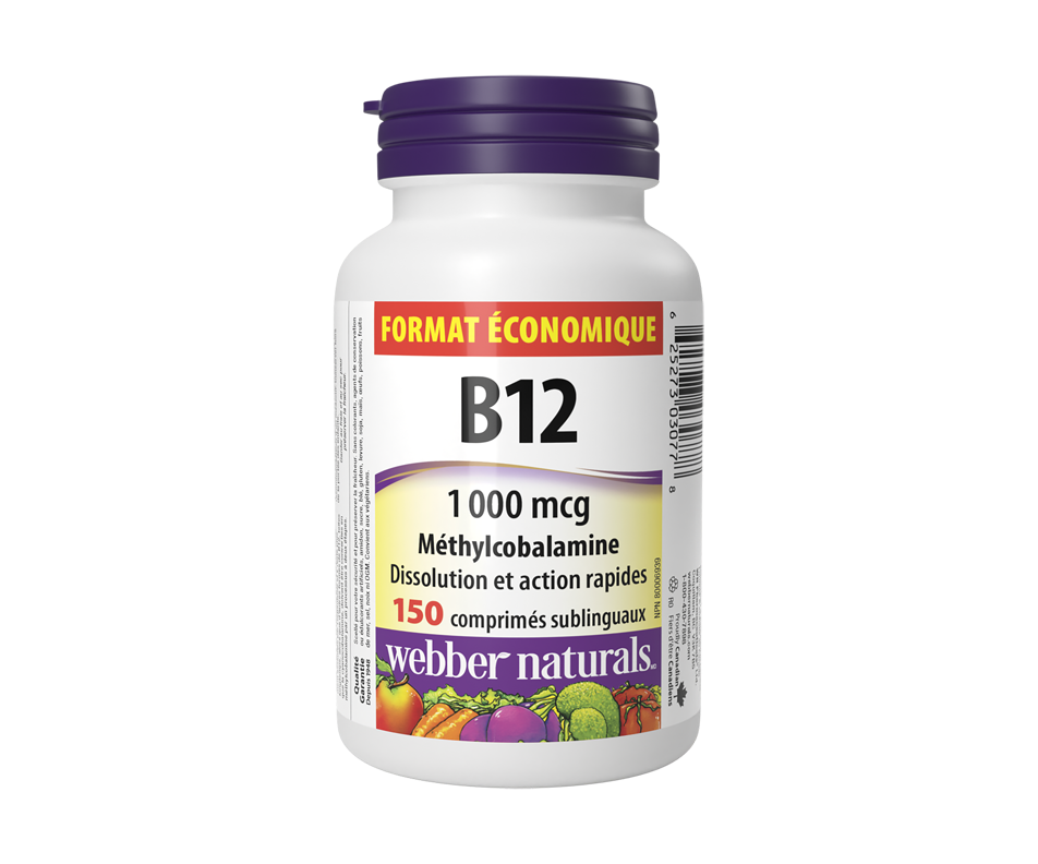 Vitamin B12 Methylcobalamin 1000 mcg, 150 units ber Naturals