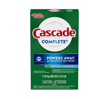 Image of product Cascade - Powder Dishwasher Detergent, 1.7 kg, Fresh Scent