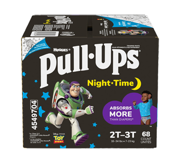 Boys' Night-Time Potty Training Pants, 2T-3T, 68 units – Pull-Ups : Training  pants