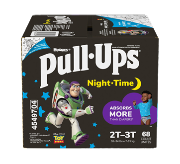 Image of product Pull-Ups - Night-Time Boys' Training Pants, 68 units, 2T-3T