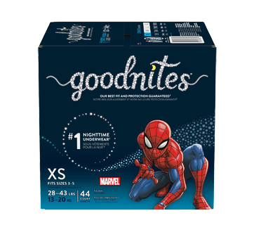 Bedwetting Underwear for Boys, 44 units, Extra Small