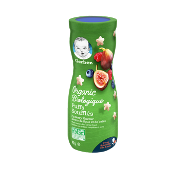 Image 1 of product Gerber - Organic Puffs, 42 g, Fig Berry