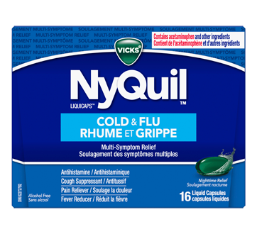 Image of product Vicks - NyQuil Cold &  Flu Liquid Capsules