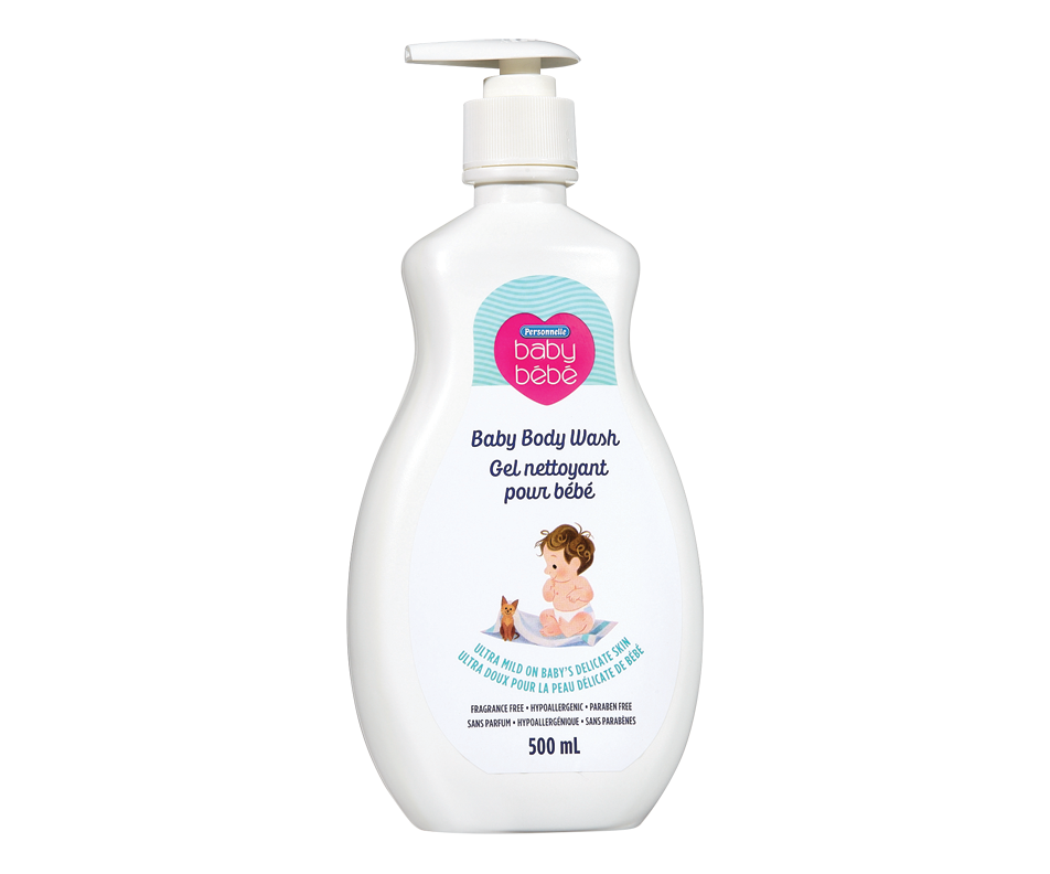 Baby Body Wash, 500 ml Personnelle Baby Bath and cleanser Jean Coutu