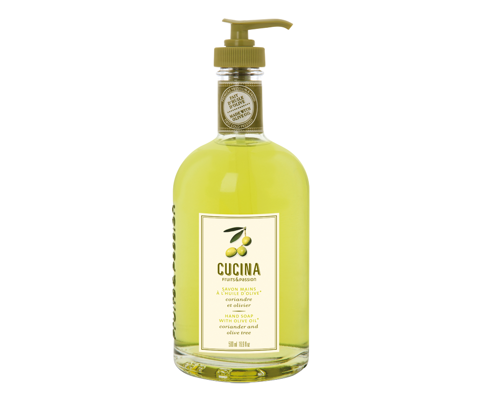 Cucina Hand Soap with Olive Oil, Coriander & Olive Tree, 500 ml