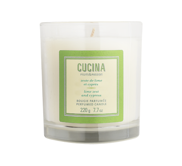 Image of product Fruits & Passion - Cucina Lime Zest & Cypress Perfumed Candle, 220 g