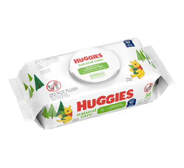 Image 2 of product Huggies - Natural Care Sensitive Baby Wipes, Unscented, 56 units