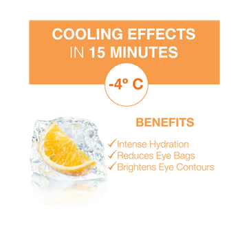 Image 6 of product Garnier - SkinActive Moisture Bomb Brightening Eye Sheet Mask with Orange Juice, 6 g