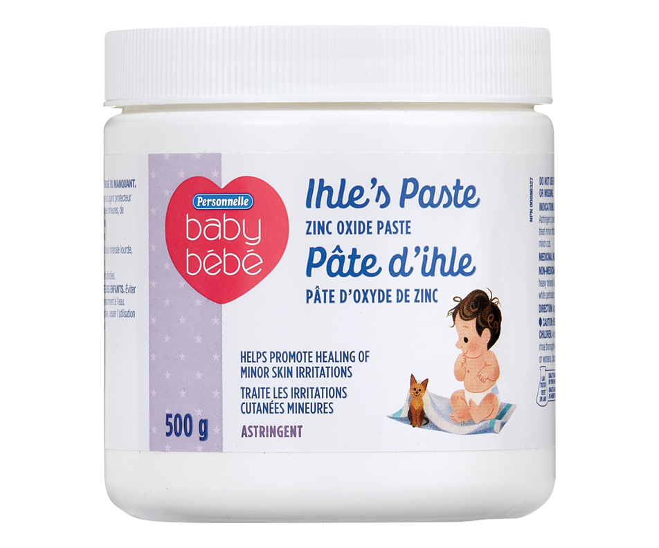 Ihle's Paste Zinc Oxide Paste, 500 g Personnelle Baby Baby Jean Coutu