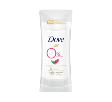 0% Aluminum Deodorant, 74 g, Pomegranate and Lemon Verbena
