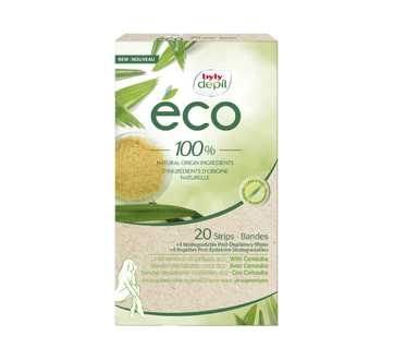 Depil Éco Depilatory Body Strips, 20 units