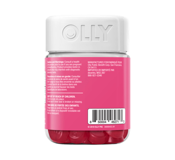 Image 2 of product Olly - Undeniable Beauty Gummies Supplement, 60 units, Grapefruit Glam