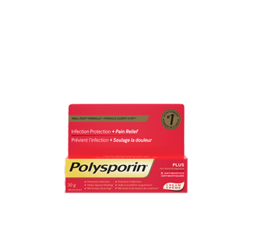 Image of product Polysporin - Plus Pain Relief Cream, 30 g