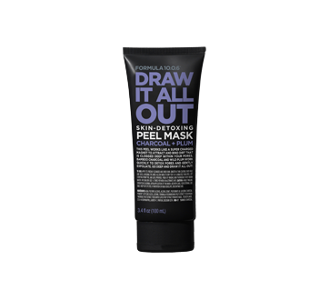 Image of product Formula 10.0.6 - Draw It Out All Skin-Detoxing Peel Mask, 100 ml, Charcoal & Plum