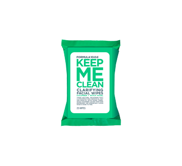 Image of product Formula 10.0.6 - Keep Me Clean Clarifying Facial Wipes, 25 units, Cucumber & Witch Hazel