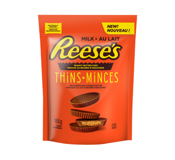 Image of product Hershey's - Reese's Peanut Butter Cups Thins, Milk