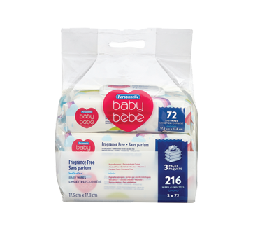 Fragrance Free Baby Wipes, 216 units