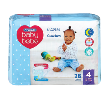 Diapers Jumbo Size 4 22 37 Lb 28 Units Personnelle Baby Diaper Jean Coutu
