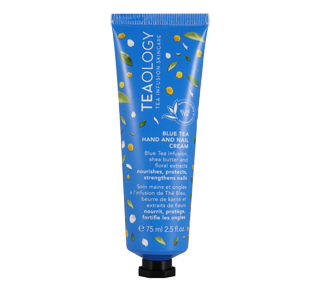 Hand & Nail Cream, Blue Tea Infusion Shea Butter & Floral Extract, 75 ml