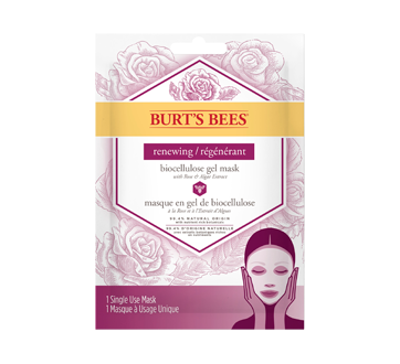 Image of product Burt's Bees - Renewing Biocellulose Gel Face Mask, 1 unit