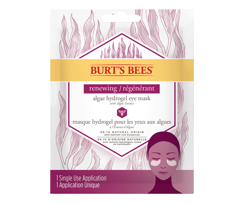 Renewing Algae Hydrogel Eye Mask, 1 unit Burt's Bees Mask Jean Coutu