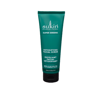 Image of product Sukin - Super Greens detoxifying Facial Scrub, 125 ml