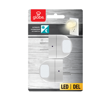Image of product Globe Electric - LED Directional Night light, 2 units, Soft White