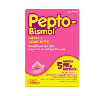 Image of product Pepto-Bismol - Caplets for Upset Stomach, 24 units