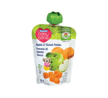 Baby Food Purée 6 Months+, 128 ml, Apple & Sweet Potato