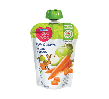 Baby Food Purée 6 Months+, 128 ml, Apple & Carrot