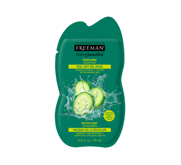 Peel-off Gel Mask Sachet, 15 ml, Cucumber