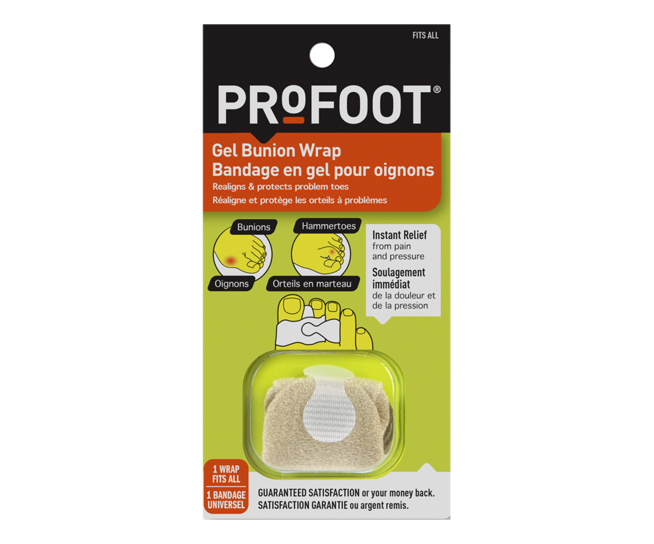 Gel Bunion Wrap, 1 unit Profoot Bandage Jean Coutu
