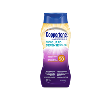 Image of product Coppertone - Sun Guard Lotion Sunscreen SPF 50, 237 ml