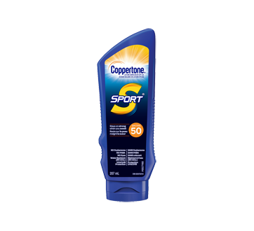 Image of product Coppertone - Sport Lotion Sunscreen SPF 50, 207 ml