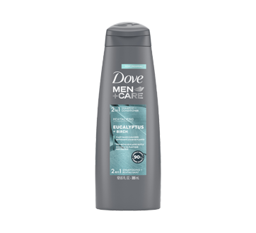 Image of product Dove Men + Care - 2 in 1 Shampoo & Conditioner, 355 ml, Eucalyptus & Birch
