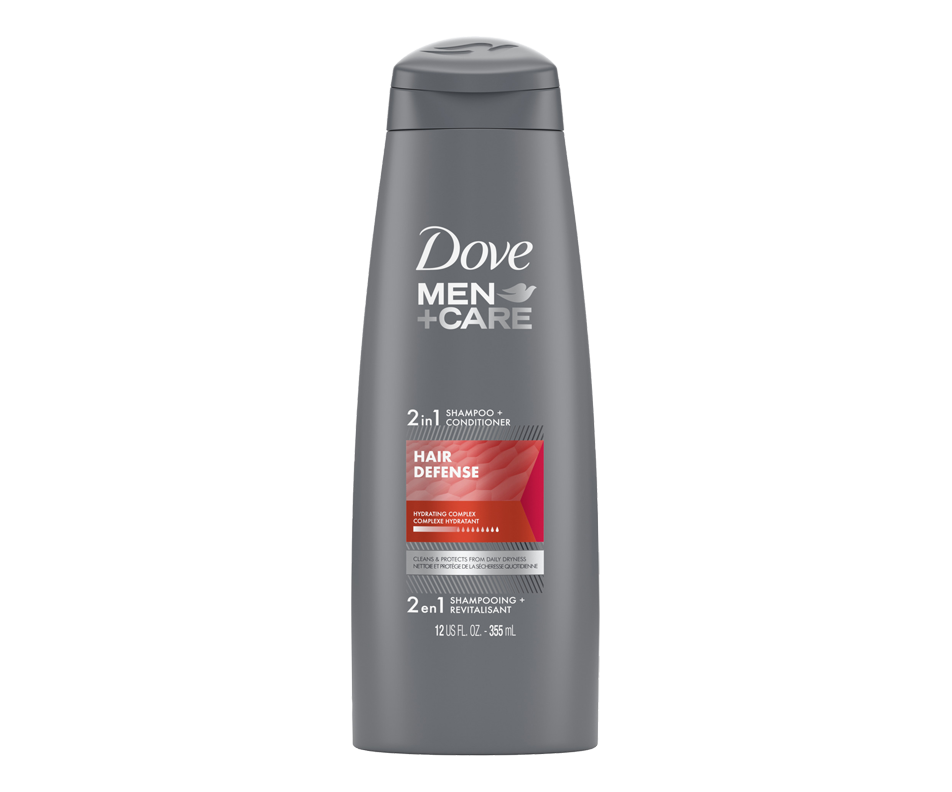 Hair Defense 2 in 1 Shampoo & Conditioner, 355 ml Dove Men + Care