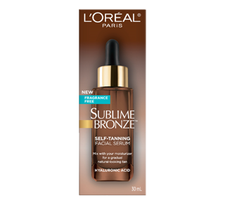 Sublime Bronze Self-Tanning Face Serum with Hyaluronic Acid, 30 ml