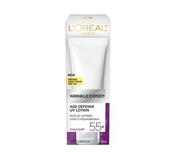 Image 2 of product L'Oréal Paris - Wrinkle Expert 55+ Age Defense UV Lotion for Face with SPF 30, 50 ml