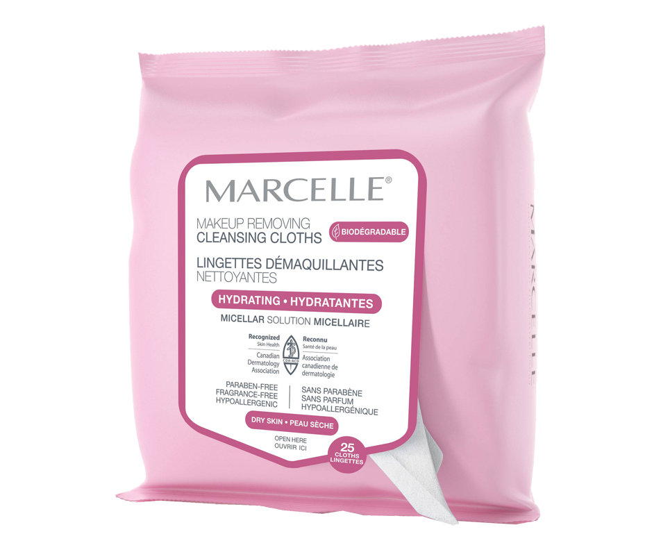 Biodegradable & Recyclable UltraGentle Makeup Removing Cloths, 25
