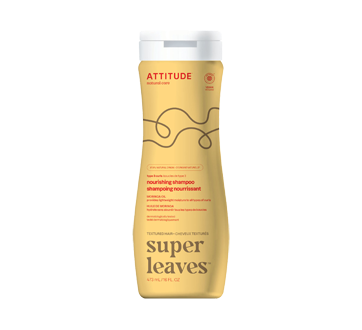 Image 1 of product Attitude - Super Leaves Curl Moiturizing Shampoo, 473 ml, Moringa Oil