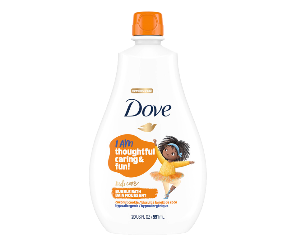 Kids Care Bubble Bath Hypoallergenic for kids, Coconut Cookie, 591 ml