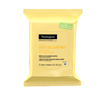 Image of product Neutrogena - Skin Balancing Micellar Cleansing Cloth All Skin Type, 25 units