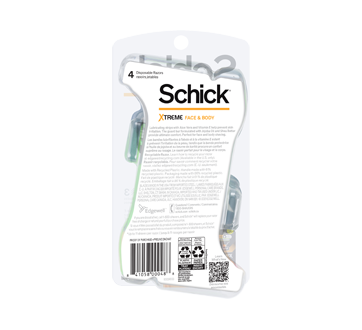 Image 2 of product Schick - Xtreme3 Face & Body Razor for Men, 4 units