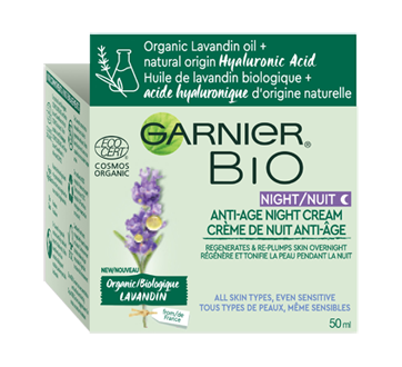 Image of product Garnier - Anti-Age Night Cream with organic Lavandin, 50 ml