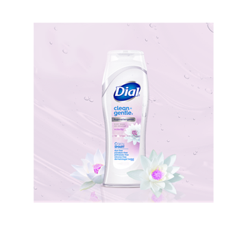 Image 3 of product Dial - Clean + Gentle Body Wash, 473 ml, Waterlily