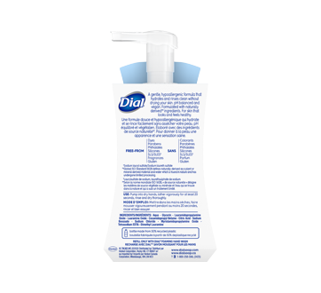 Image 2 of product Dial - Clean + Gentle Foaming Hand Wash, 221 ml, Fragrance Free