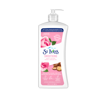 Image 1 of product St. Ives - Smoothing Body Lotion, 621 ml, Rose & Argan Oil