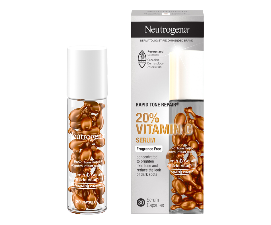 Rapid Tone Repair 20 Vitamin C Serum, 30 units Neutrogena Day care